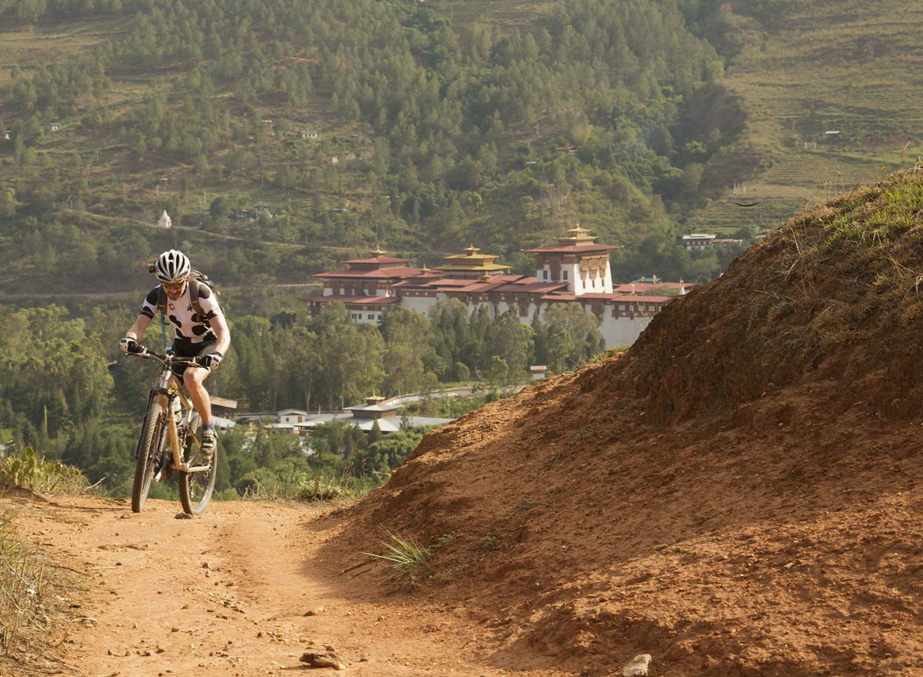 Go mountain biking with your friends