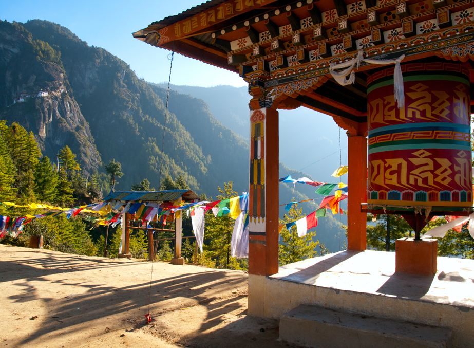 Royal Paro in January in Bhutan