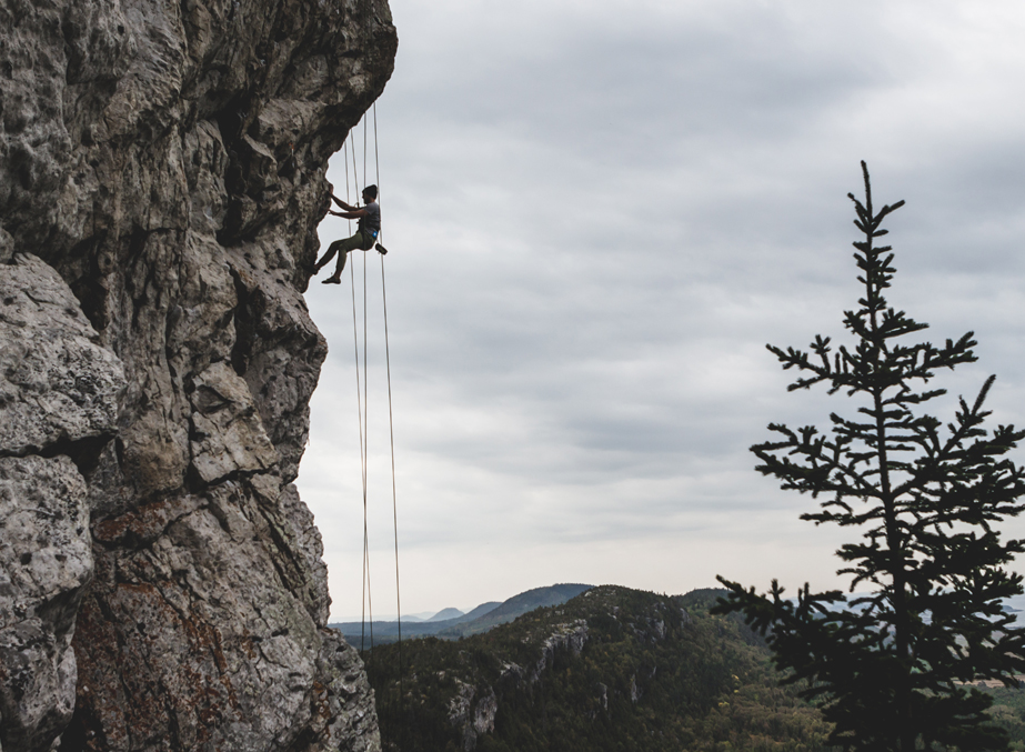 Climb steep rocks