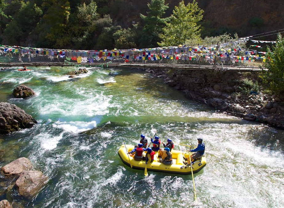 Enjoy the thrilling white water rafting